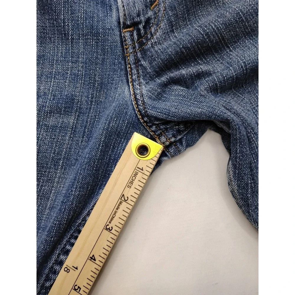 Levi's 527 Jeans Mens 38x30 Slim Bootcut Blue Denim